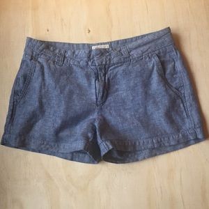 GAP Khaki Linen Shorts - Size 0
